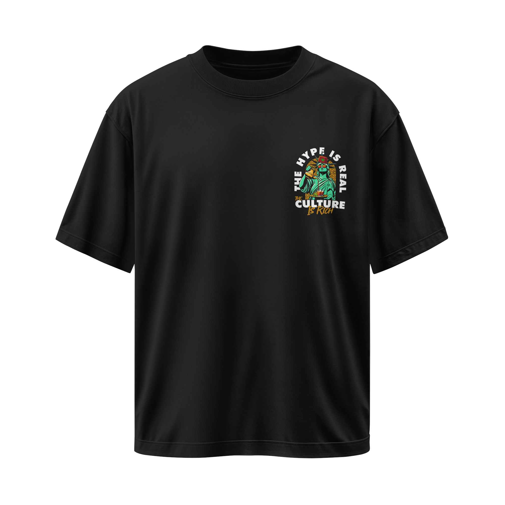 The Hype Is Real Culture Is Rich Oversize T-Shirt