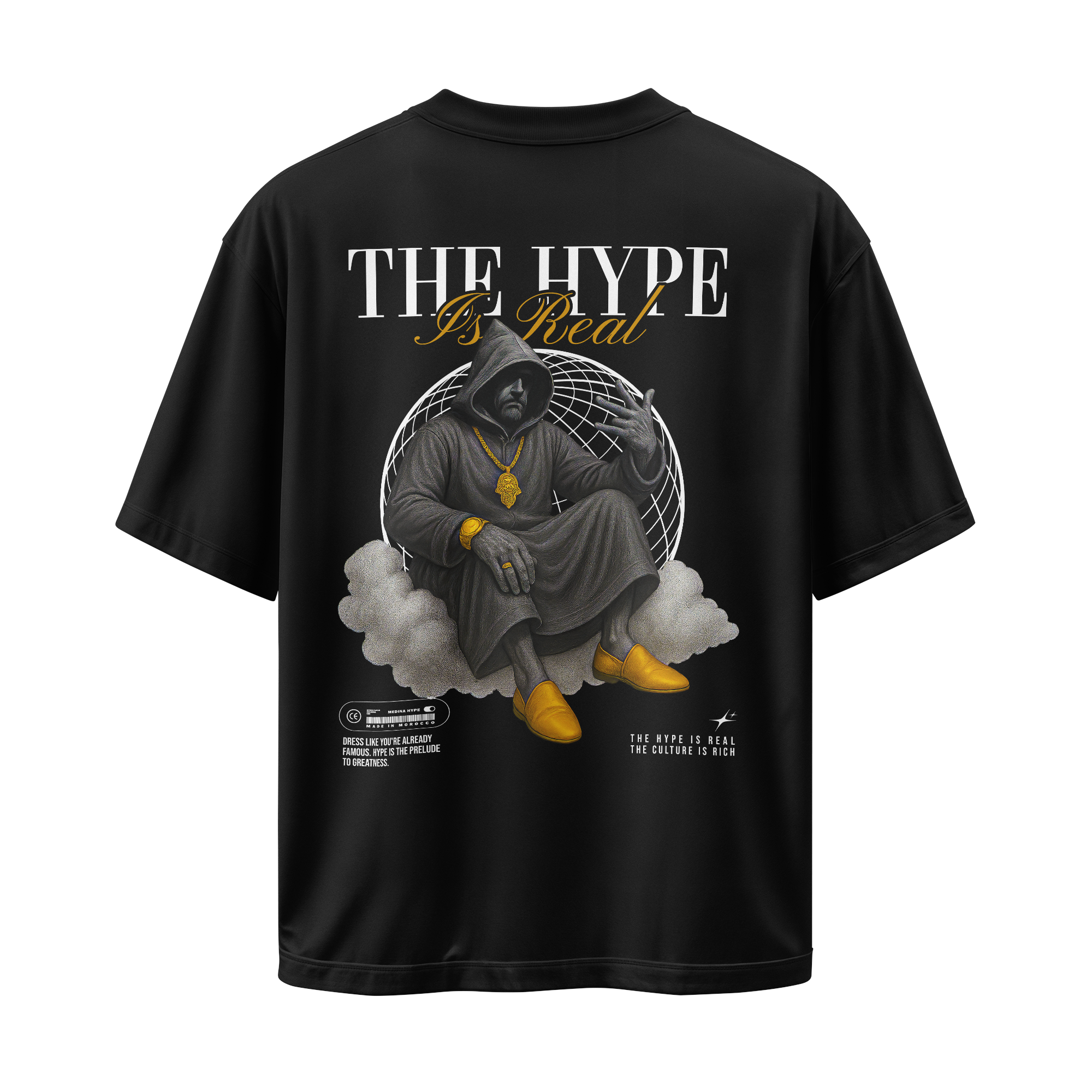 The Hype Is Real Culture Is Rich Oversize T-Shirt